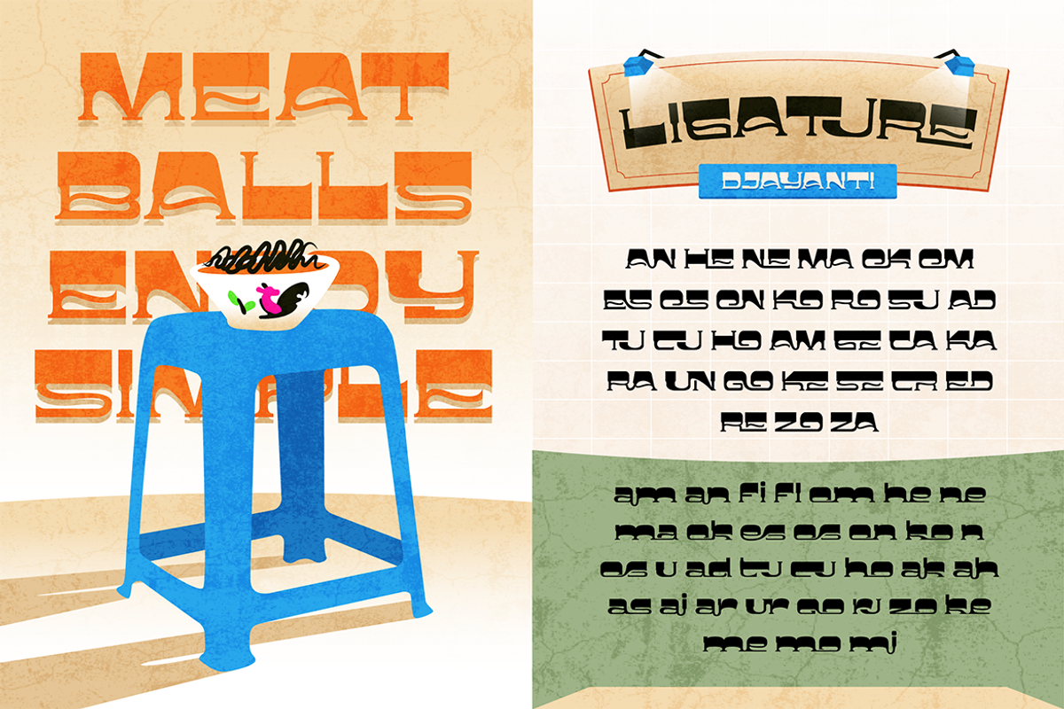 Djayanti, a Slab Serif Font by Artisan Themes (Photo 8 of 11)