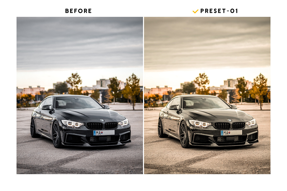 20 Automobile Presets & Actions, an Action Add-On by Effect-Hub (Photo 7 of 17)