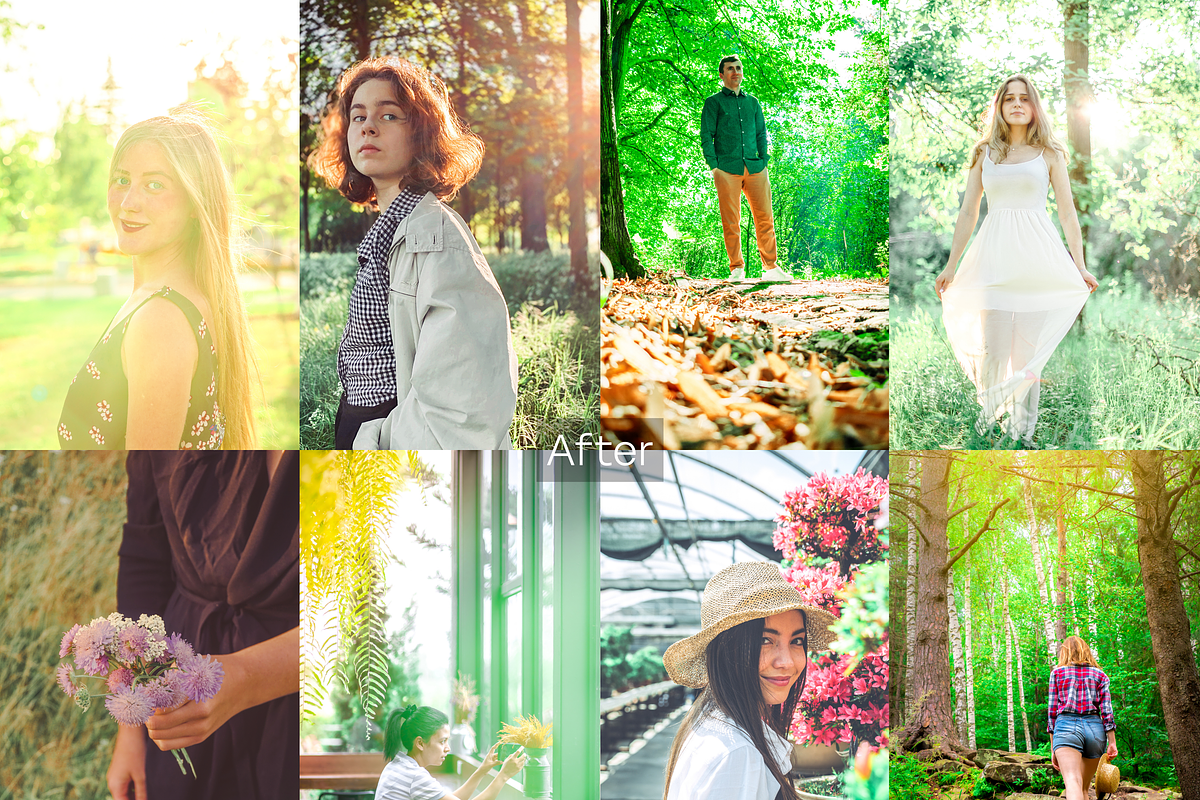 10 Spring Green Lightroom Presets, a Preset Add-On by RamsaGraphi (Photo 3 of 10)