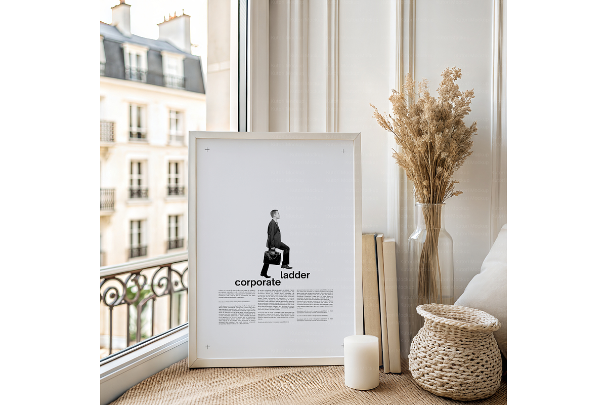Minimal Frame Mockup – Paris Window, a Product Mockup by MockupWizard (Photo 4 of 5)