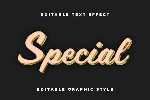 Elegant Gold Script Text Effect preview 5