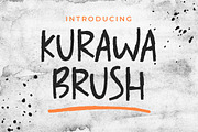 Kurawa Brush Handwritten Font, a Handwritten Font by nizarbagasm (Thumbnail 1 of 8)