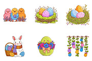 Green Cute Easter Clipart, an Illustration by CreationArt (Thumbnail 3 of 5)