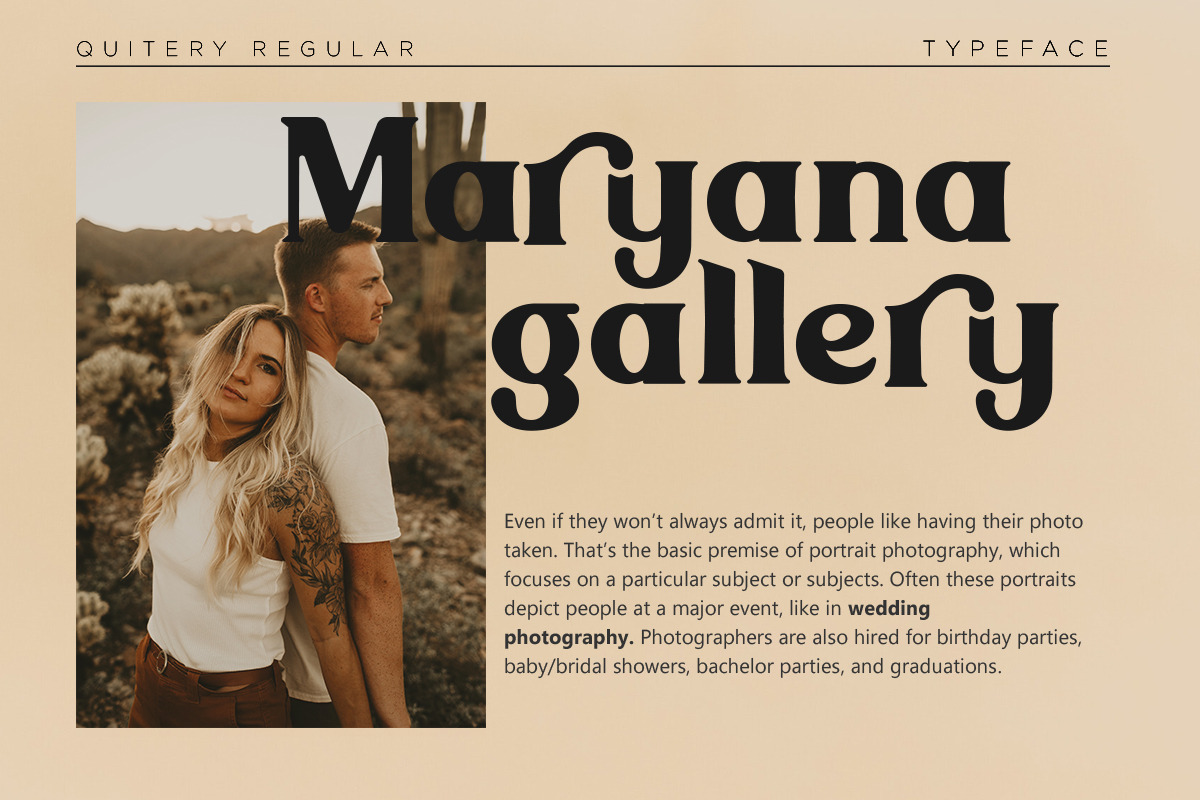 Quitery Serif Typeface Family, a Serif Font by Say Studio (Photo 5 of 13)