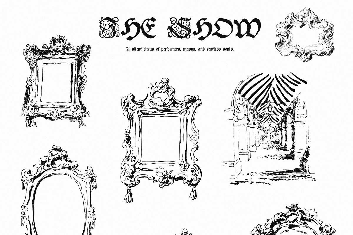 The Show: Vintage Illustrations, an Object Illustration by Purple (Photo 10 of 12)