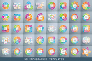 Set of infographics, a Graphic by Mechik (Thumbnail 1 of 19)