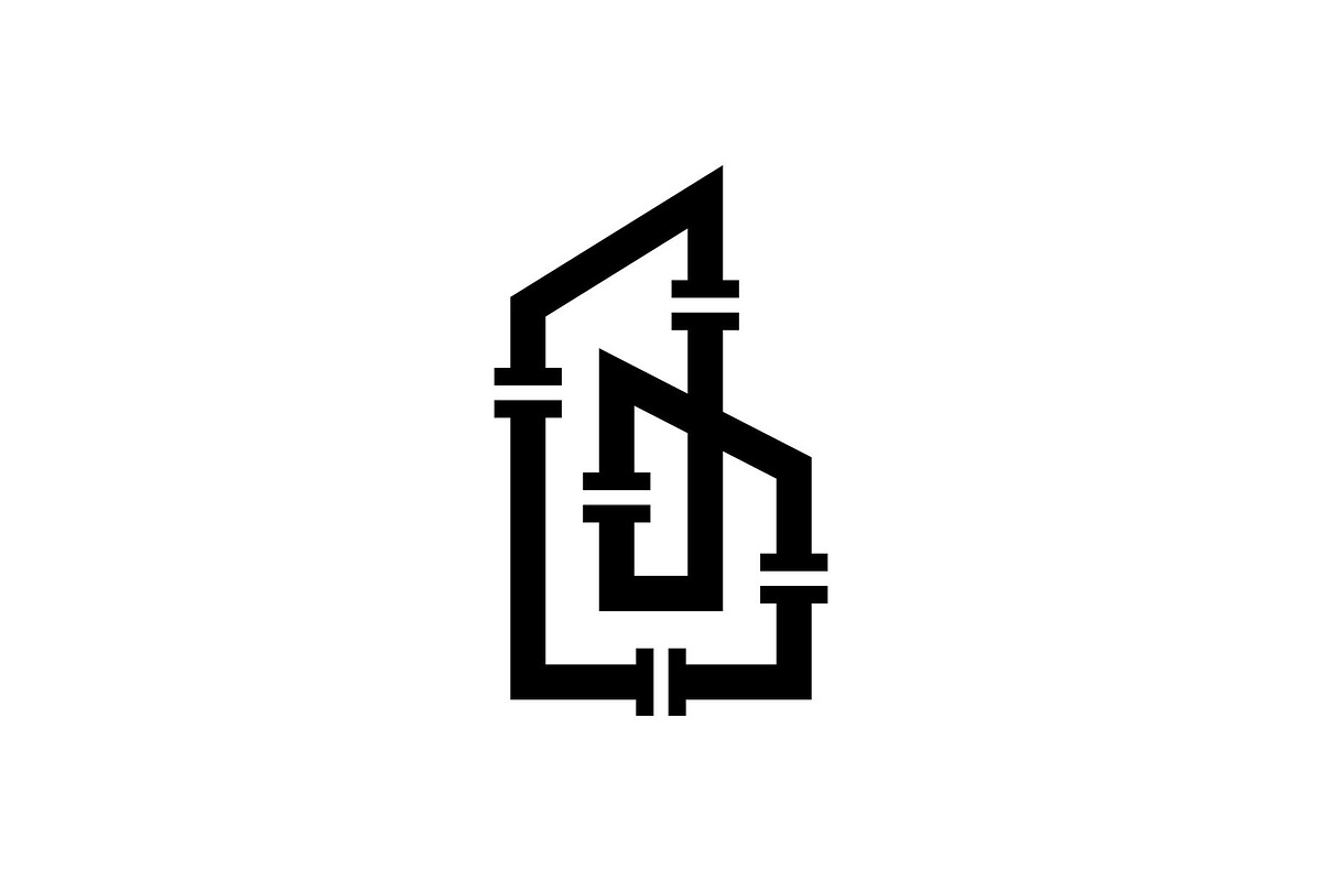 Building Construction Pipeline Logo, a Branding & Logo Template by Buqancreative (Photo 1 of 4)