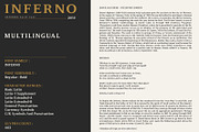INFERNO Serif font, a Serif Font by Artistic & Unique (Thumbnail 5 of 17)