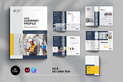 Company Profile Template, a Brochure Template by Spark_Creative (Thumbnail 1 of 14)