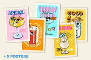 Summer Cocktails, an Illustration by Alina Sh (Thumbnail 4 of 8)