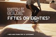 Watch it Goldie | Hand Drawn Font, a Handwritten Font by Supersimbo © (Thumbnail 4 of 7)