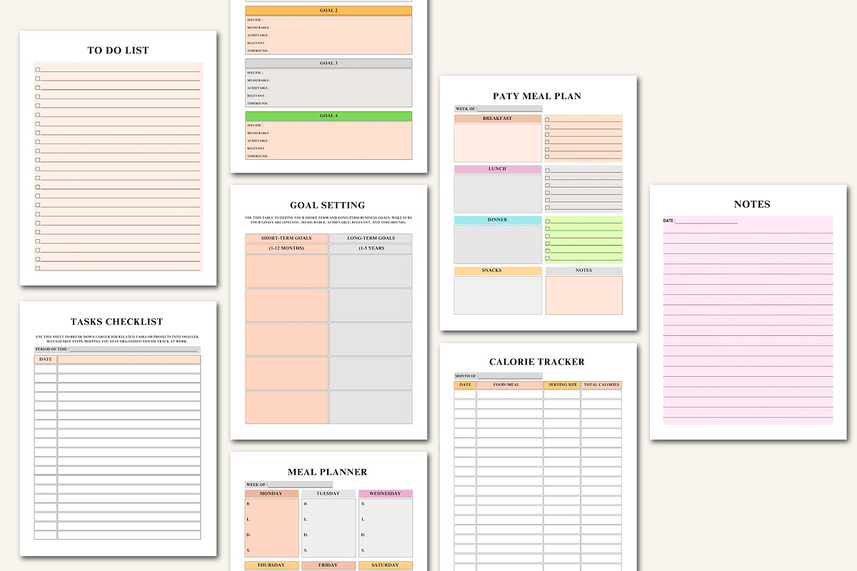 26–2027 Productivity Planner, a Stationery Template by Designmela01 (Photo 8 of 10)