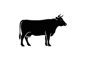 Farm Cow Silhouette Vector Bundle, an Illustration by Designs_River (Thumbnail 25 of 51)