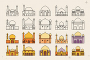 40 mosque illustration, a Decorative Illustration by Pikgura (Thumbnail 2 of 3)
