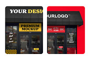 Classic Fast Food Facade Mockup, a Mockup by rodrigofkaminski (Thumbnail 4 of 4)