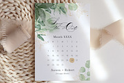 Save the Date Template Calendar Wedd, an Invitation Template by PawGraphic (Thumbnail 8 of 10)