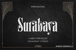 Surabaya Retroclassic Fonts