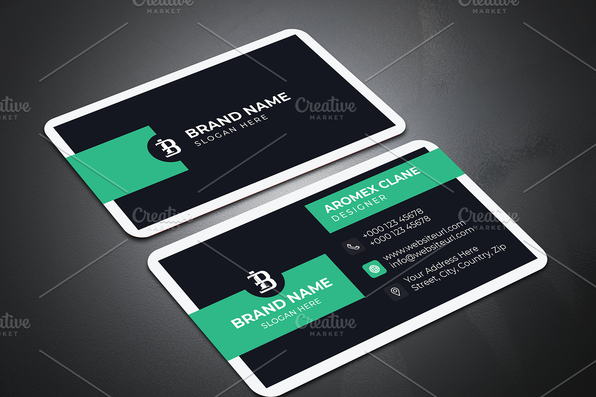 Red Business Card Template, a Business Card Template by saifulbranding (Photo 3 of 3)