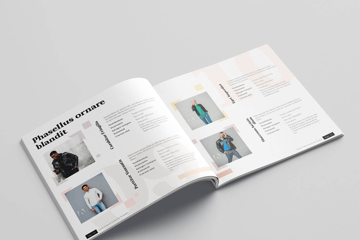 KLAMBEE – Square Fashion Lookbook, a Brochure Template by Vectogravic Design (Photo 5 of 15)