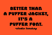 Puffie - Unique Bubble Font, a Font by Studio Funshop by Kelli (Thumbnail 4 of 12)