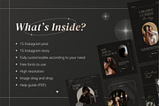 Luxury Branding Coach Canva Template, a Social Media Template by Brandearth RRGraph (Thumbnail 2 of 8)