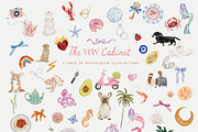 Handmade summer spring quirky icons, an Object Graphic by Grace Noboa Illustrations (Thumbnail 8 of 13)