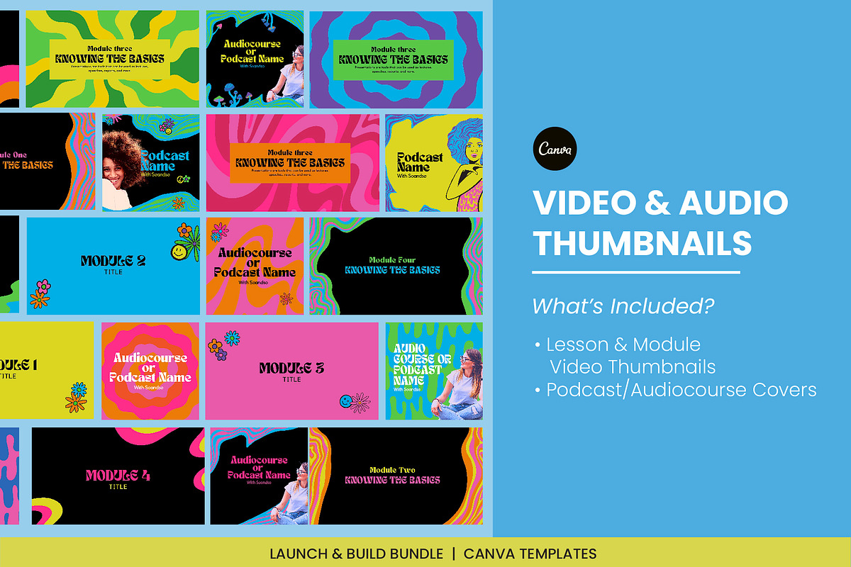 Psychedelic Canva Brand Collection, a Social Media Template by WorkShy Studio (Photo 18 of 23)