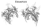 39 Flower Ornament Brushes, a Brush Add-On by xresch (Thumbnail 7 of 8)