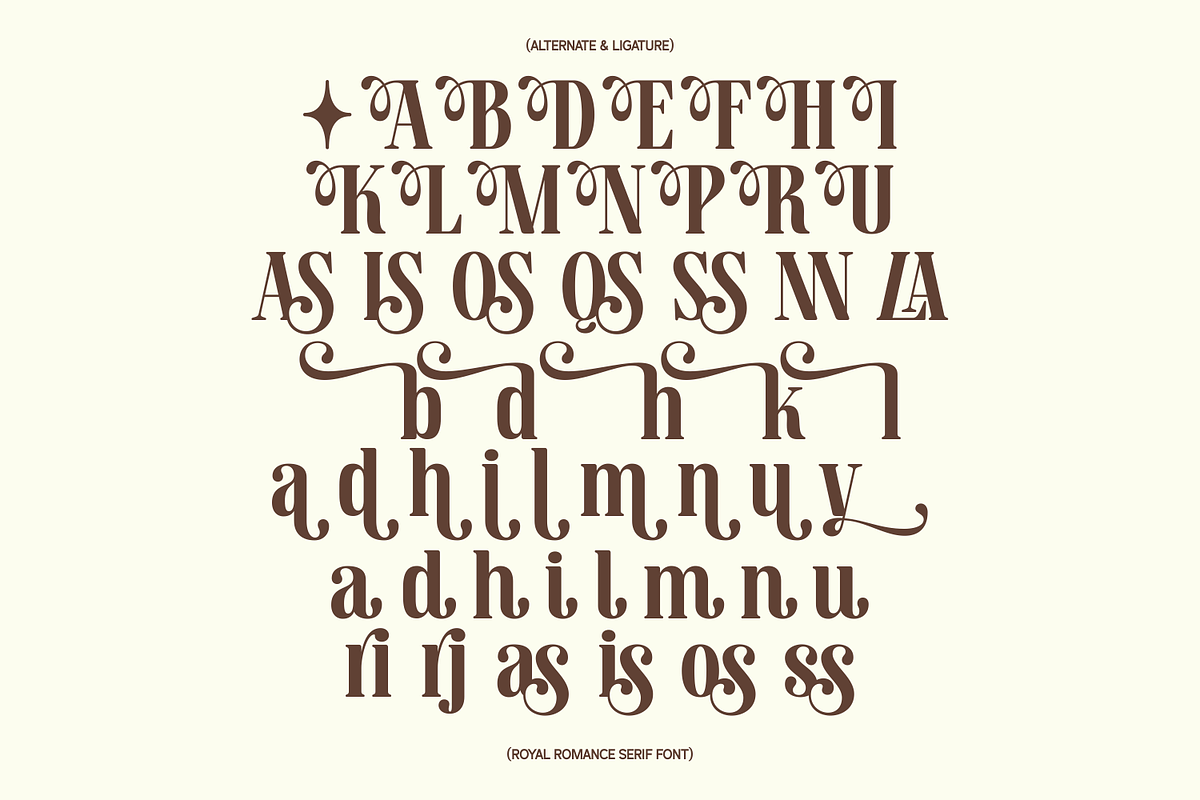 Royal Romance Elegant Modern Serif, a Serif Font by Claymoon Lab (Photo 6 of 7)