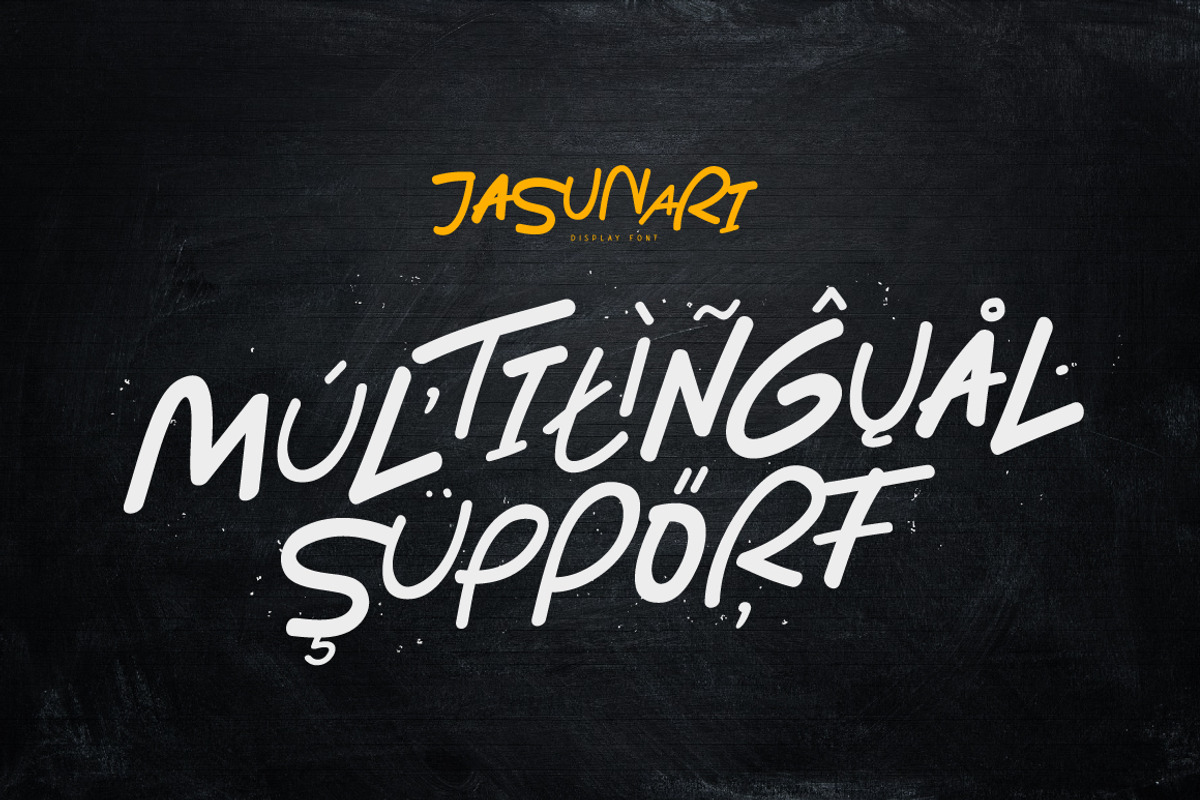 Jasunari Display Font preview 6