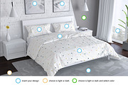 Bedroom and Bed Linen Mockup #1, an Apparel Mockup by Seven Lights (Thumbnail 4 of 6)