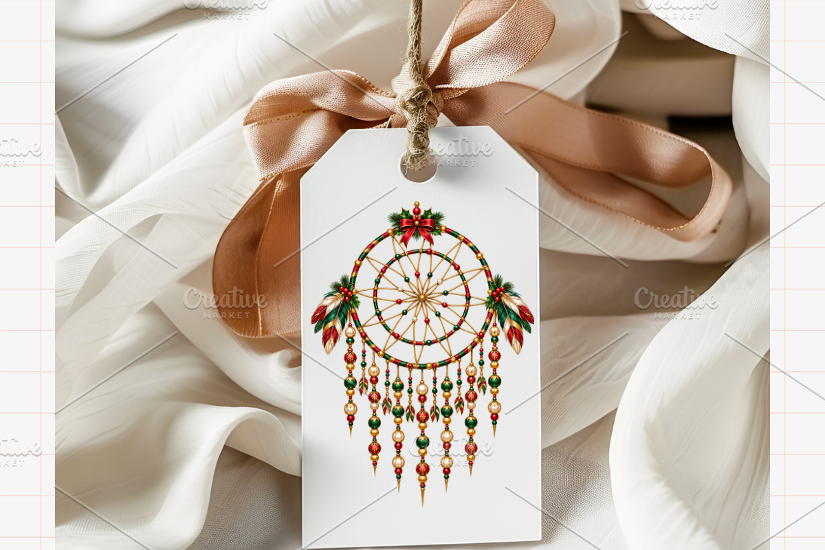 Christmas Dream Catcher Bundle, a Seasonal Illustration by Ink Gallery (Photo 9 of 10)
