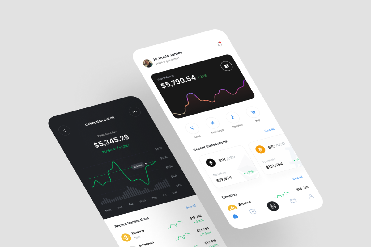 Blockchain - Crypto App UI Kit, an UI Kit Template by iDoodle Studio (Photo 3 of 4)