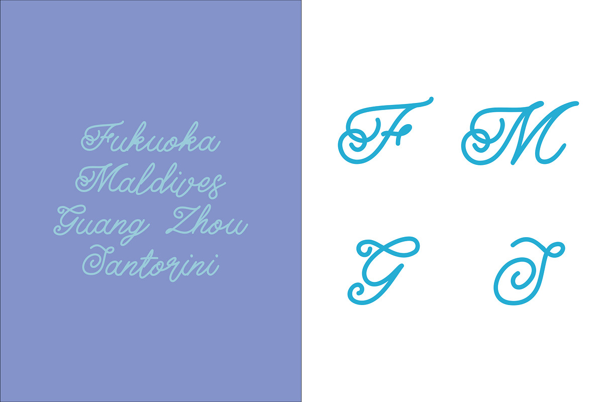 Marine Mirage Font, a Script Font by erlosDESIGN (Photo 9 of 11)
