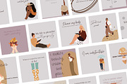 50 Boho Instagram Post Templates, a Design Template by Iampaulrose (Thumbnail 7 of 8)