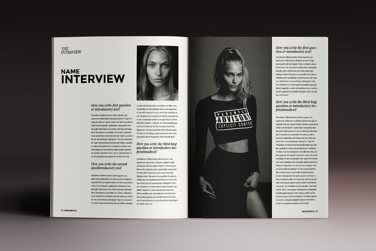 Des12n MGZ, a Magazine Template by Luuqas Design (Photo 7 of 16)