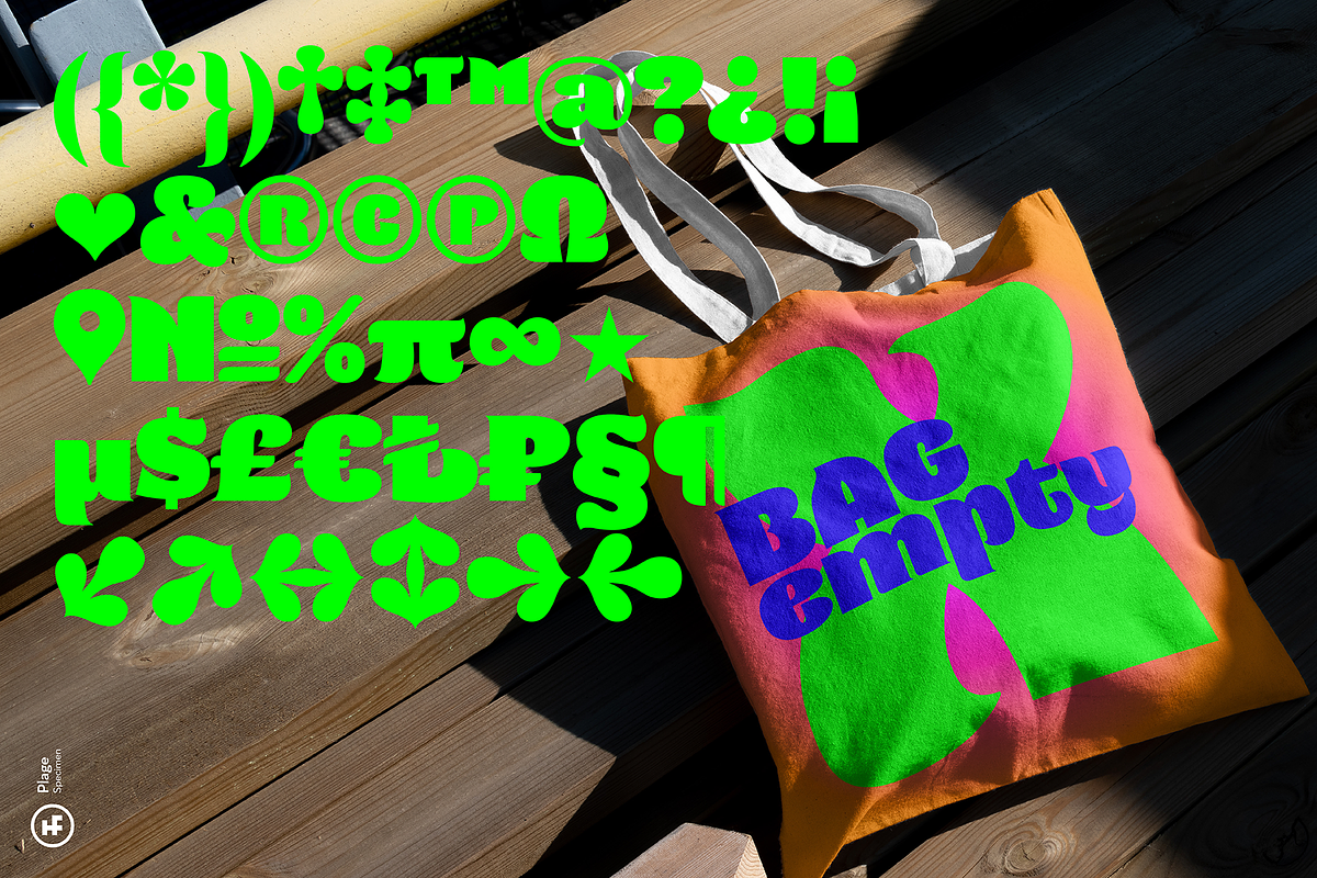 Plage Display, a Sans Serif Font by Hurufatfont (Photo 9 of 14)