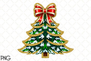 Christmas Tree PNG, an Illustration by Black Bird Studio (Thumbnail 1 of 4)