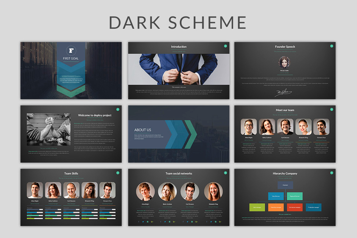 First Goal | Powerpoint Template, a Presentation Template by Zacomic Studios (Photo 3 of 4)