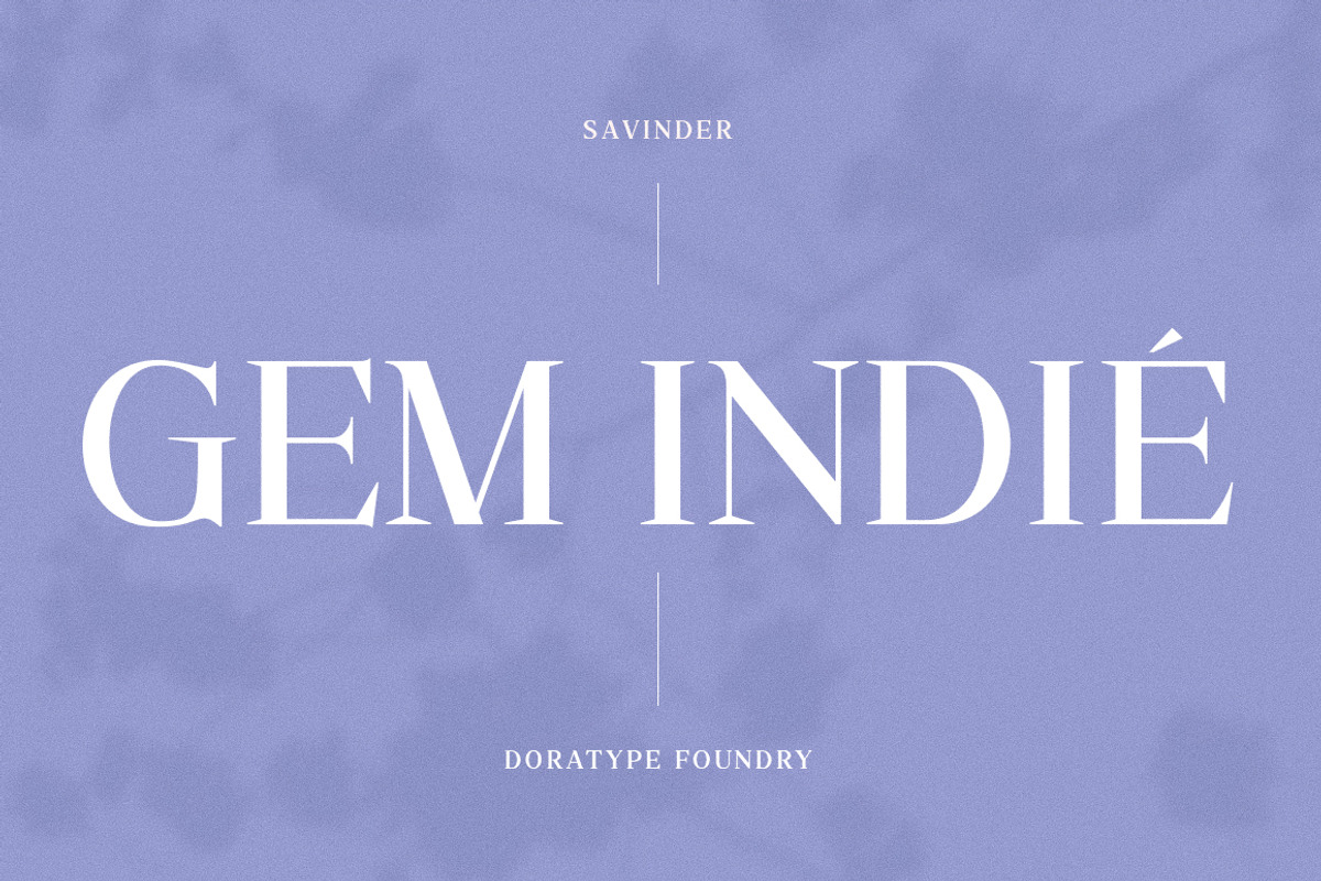 Savinder, a Serif Font by Dora Typefoundry (Photo 11 of 13)