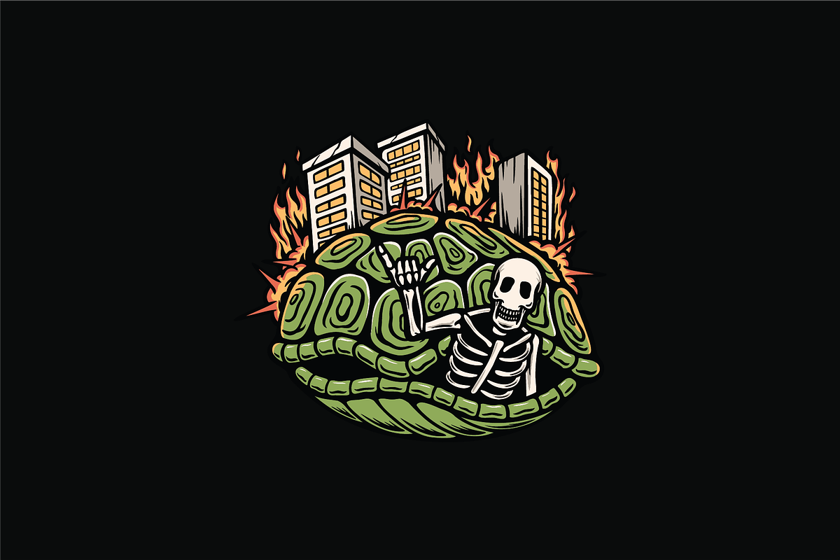 Turtle Chaos, an Object Illustration by nomlimo.com (Photo 1 of 3)