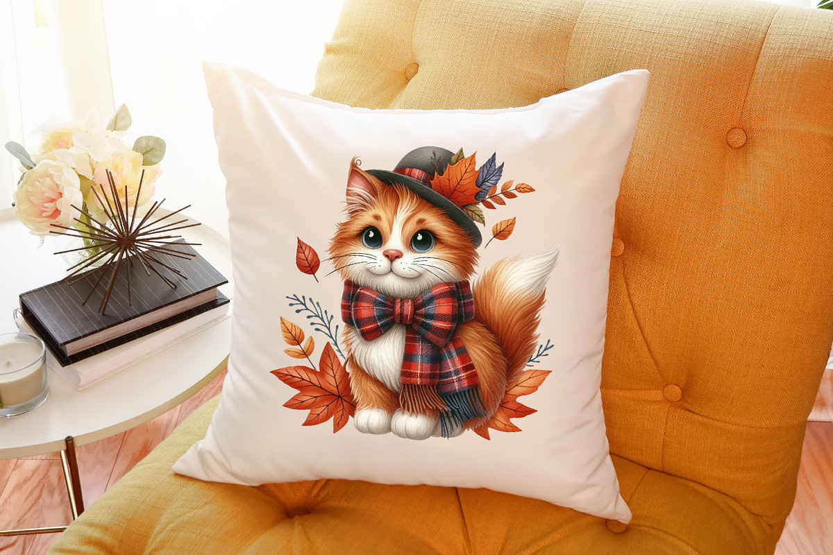 Watercolor Plaid Autumn Clipart, an Illustration by Sublimation Artist (Photo 6 of 6)