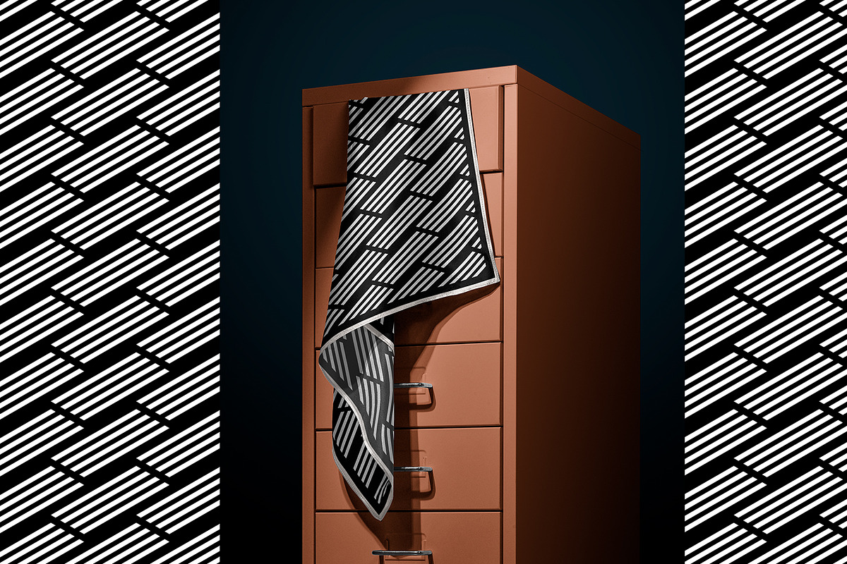 Geometric Optical Stripes, a Pattern Graphic by MalyskaStudio (Photo 8 of 11)