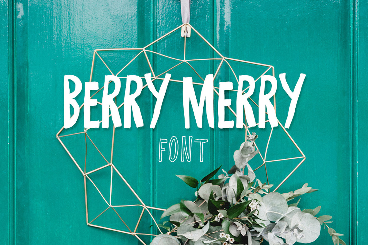 Berry Merry Font preview 2