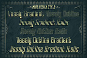 Vesaly - Simple Blackletter, a Blackletter Font by Annivers Type (Thumbnail 7 of 7)