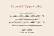 Bookish Typewriter Handwritten Font, a Font by Bloomline Studio (Thumbnail 5 of 6)