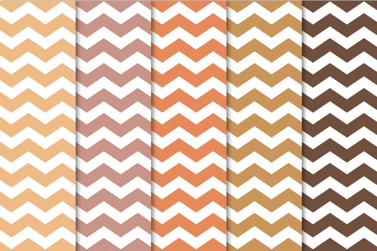 Digital Papers Chevron Autumn preview 3