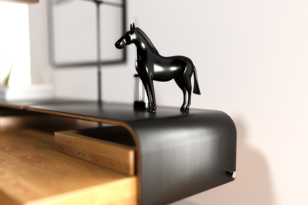 Home office 1210, a Furniture 3D Model by inDahouze (Photo 4 of 10)