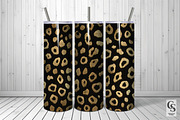Black & Gold Leopard Print Patterns, a Pattern Graphic by Creative Store (Thumbnail 3 of 5)