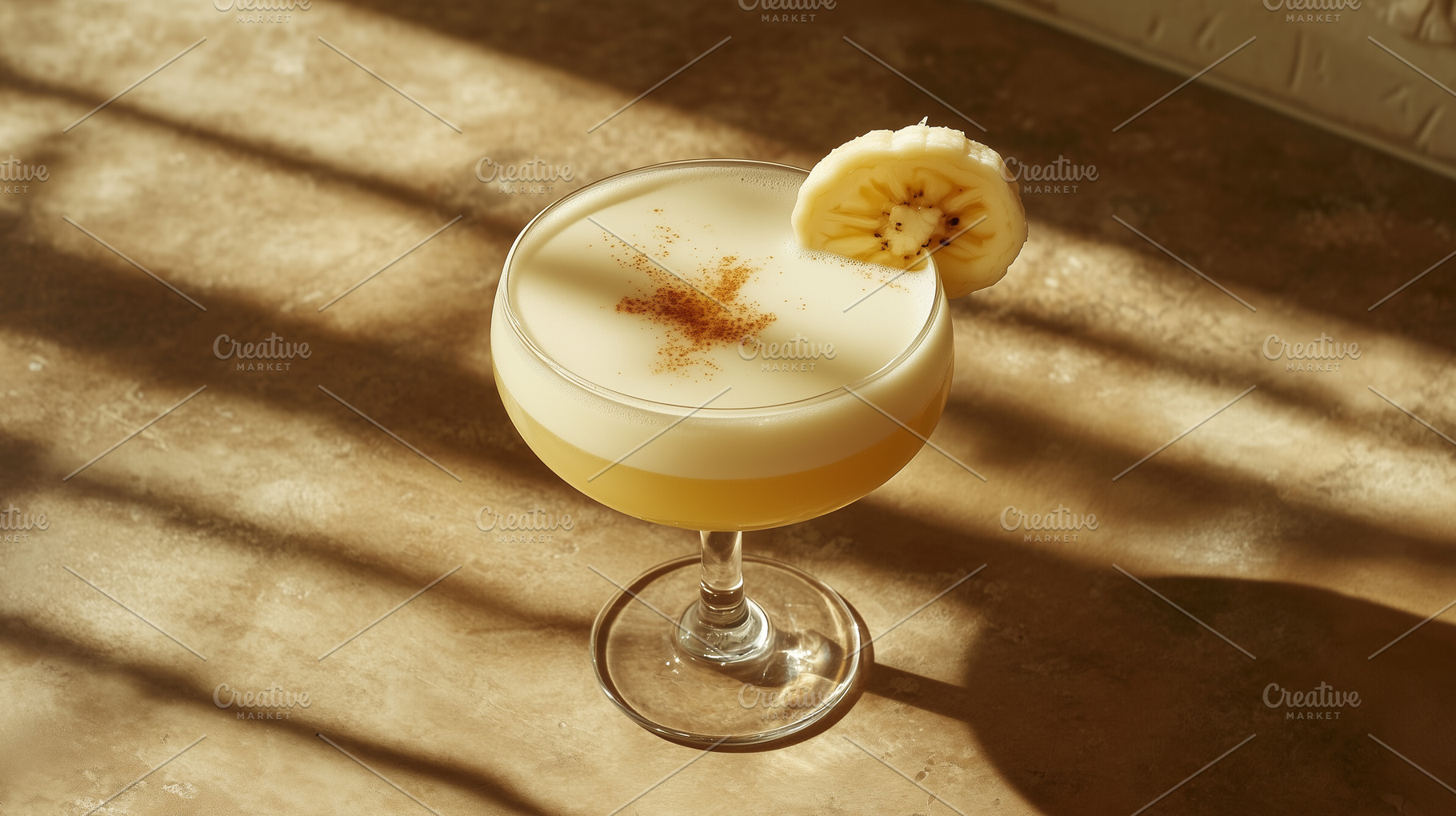 Banana cocktail, a Food & Drink Photo by MistyDay